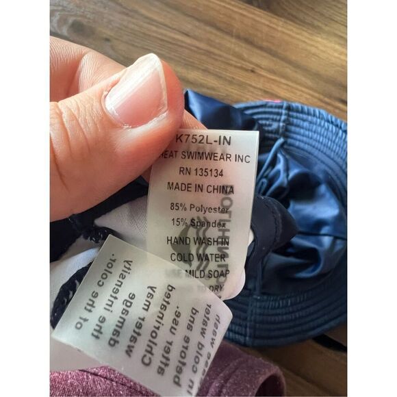 Dolphin Love Strawberry Love 3pc Swimsuit Set Baby Girl Swimsuit Set Size 18 Mon - Picture 12 of 12